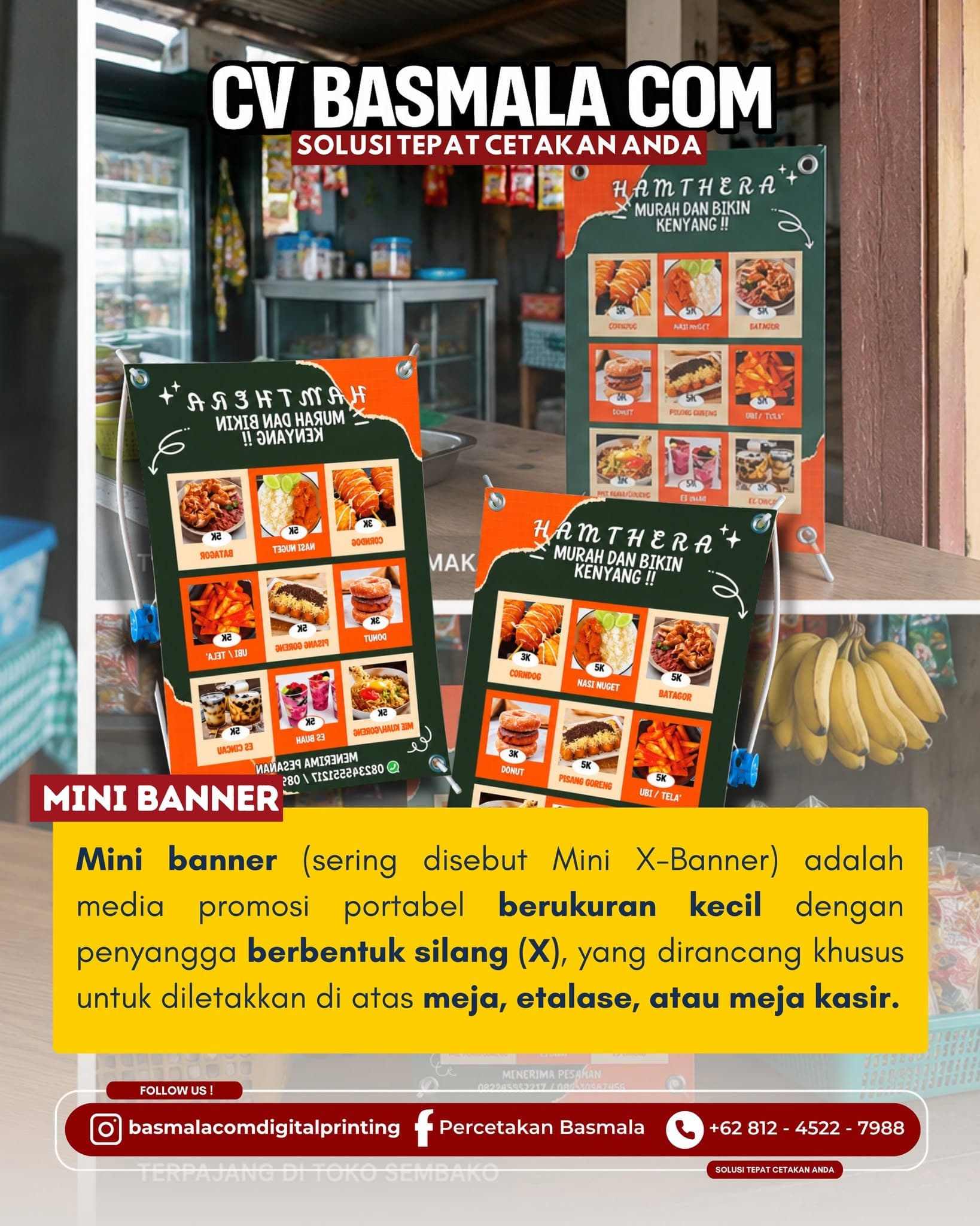 Poster dan flyer promosi