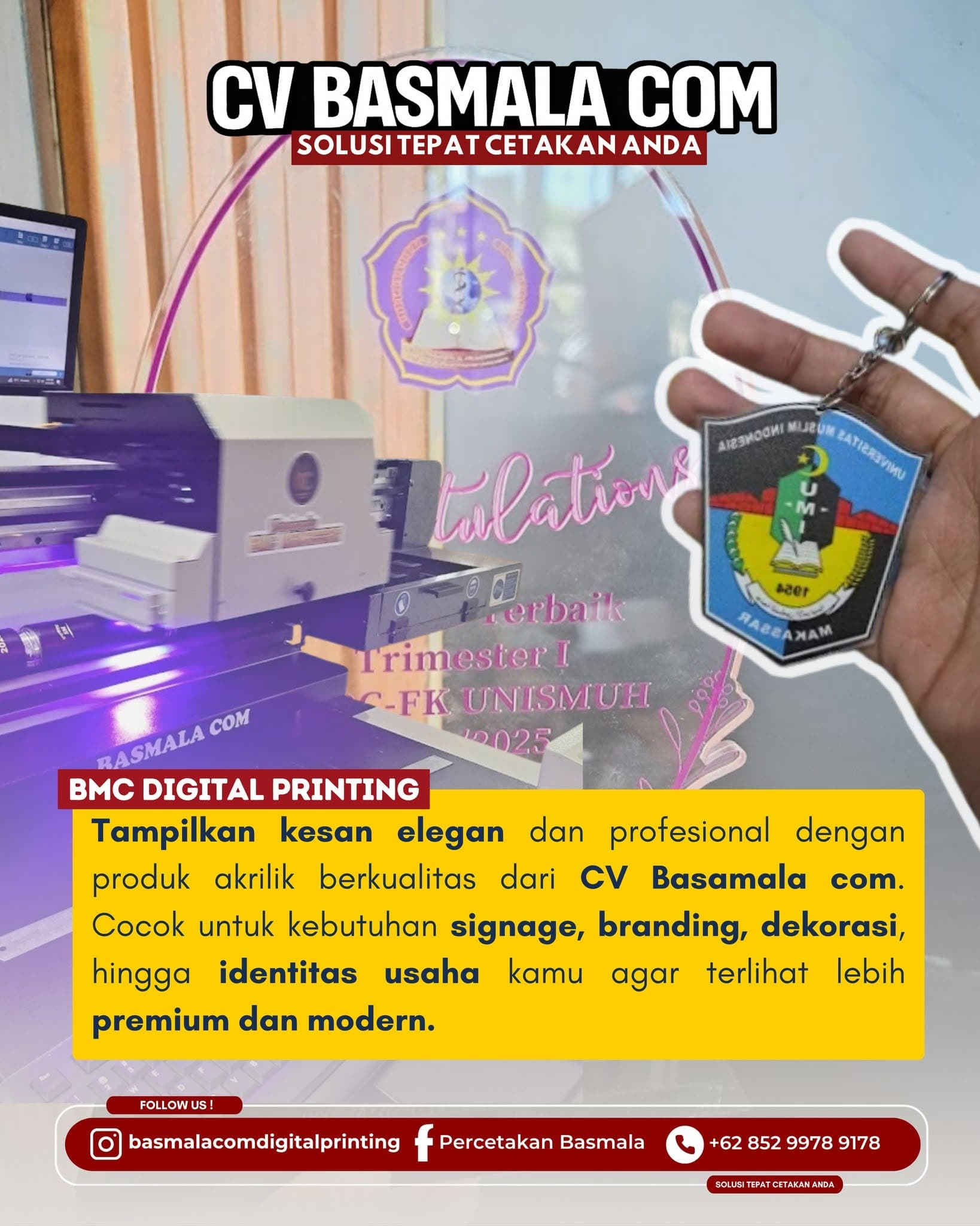 Produk akrilik custom