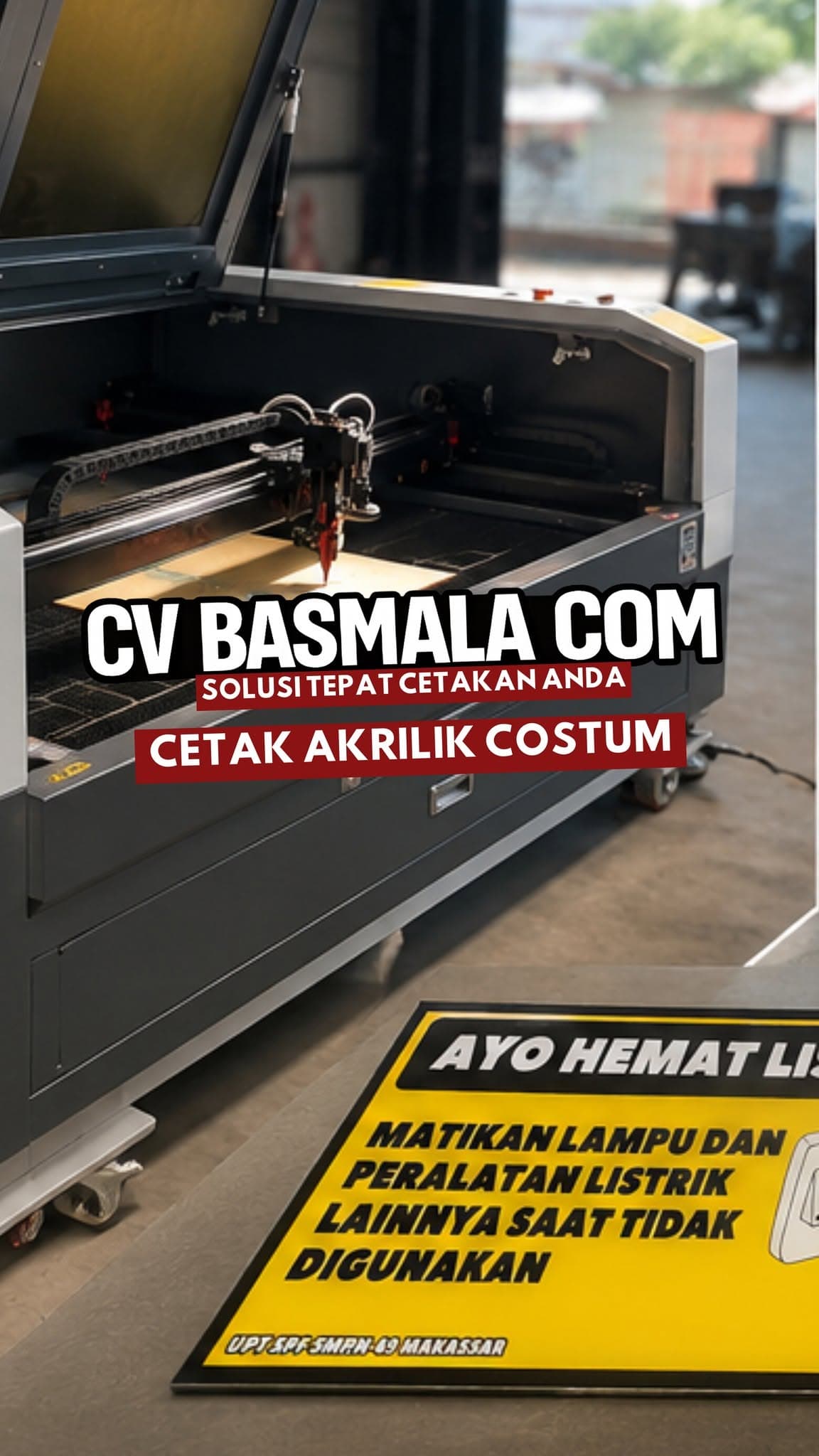 Proses akrilik custom