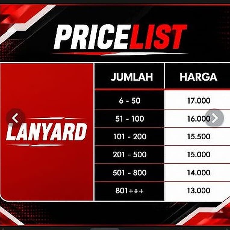 Lanyard ( Tali id card ) — foto 4 dari 8