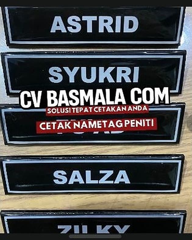 Name tag — foto 3 dari 5