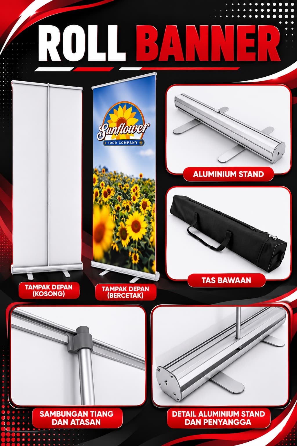 Roll Banner Include Stand Basmala Com