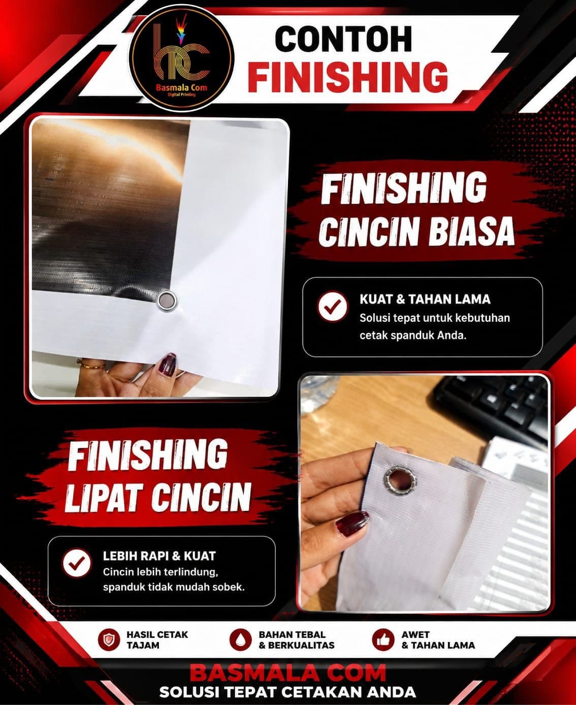 Spanduk Korea 440 gsm Basmala Com