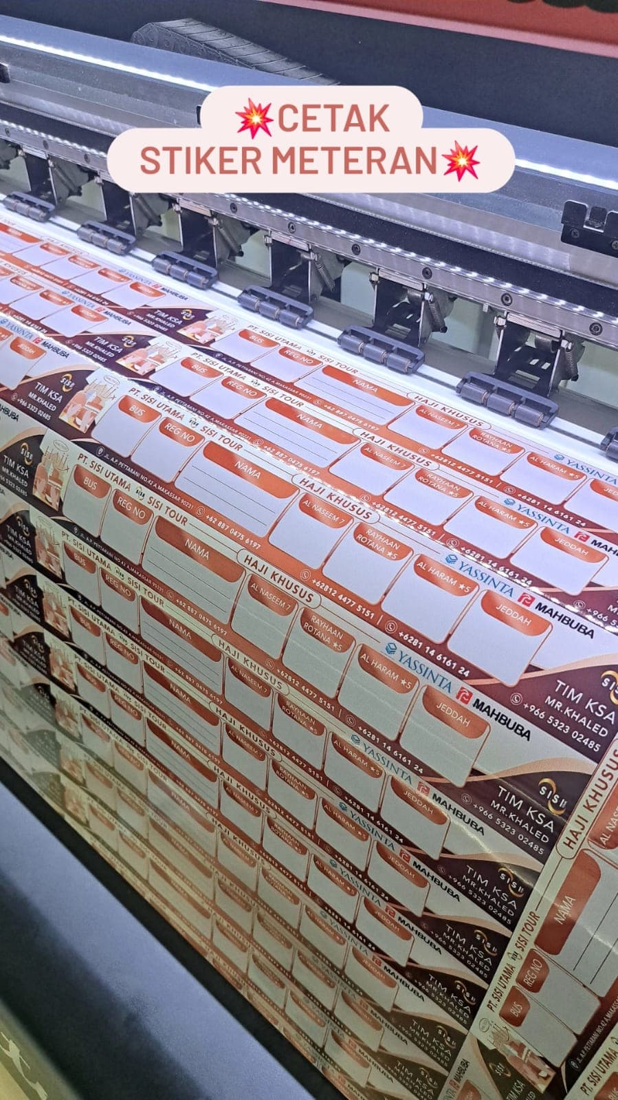 Stiker Vinyl Meteran Camel Basmala Com