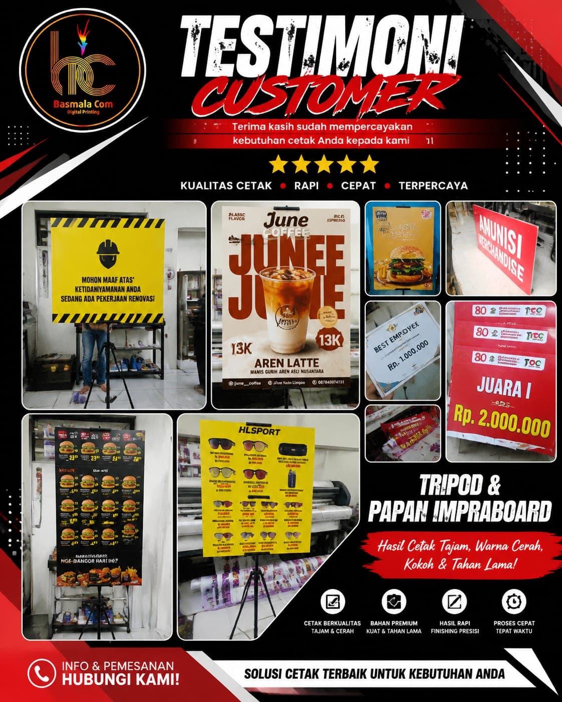Tripot Banner display portable Basmala Com