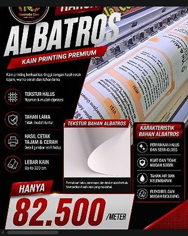 Bahan Albadros — foto 1 dari 5