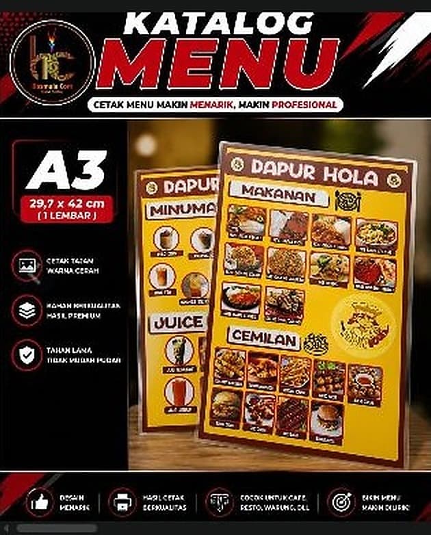 Cetak Menu — foto 1 dari 7