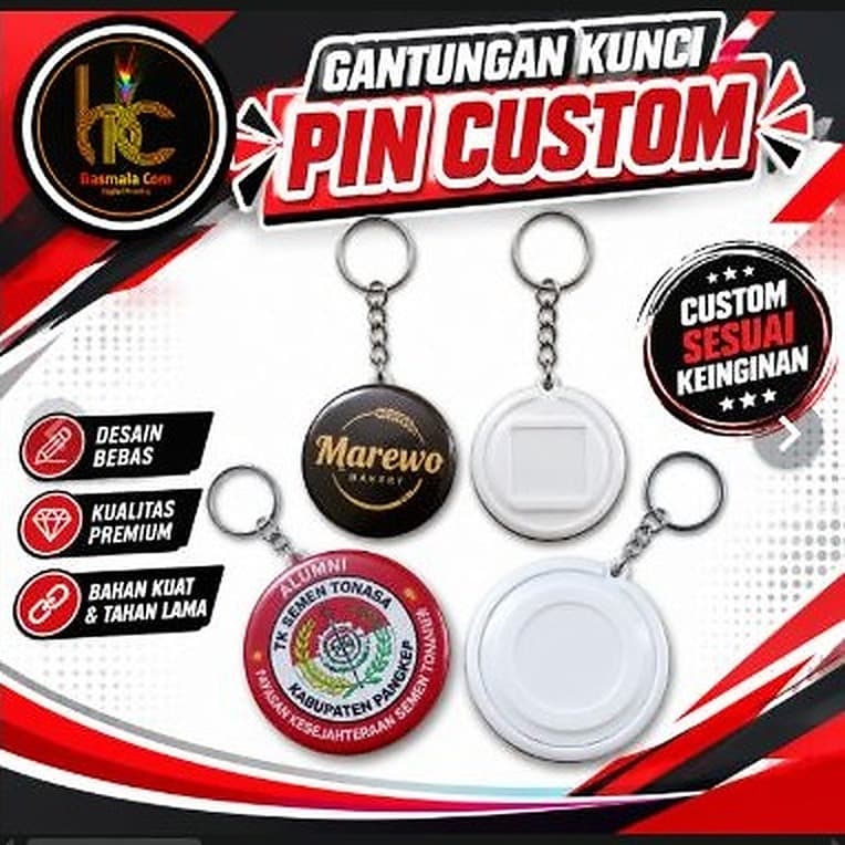 Gantungan kunci plastik — foto 1 dari 5
