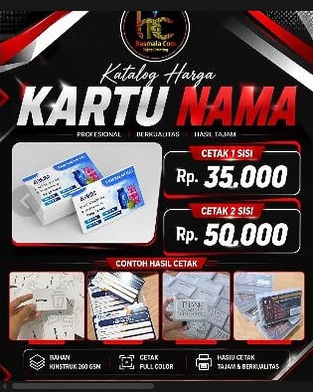 Kartu Nama — foto 1 dari 3