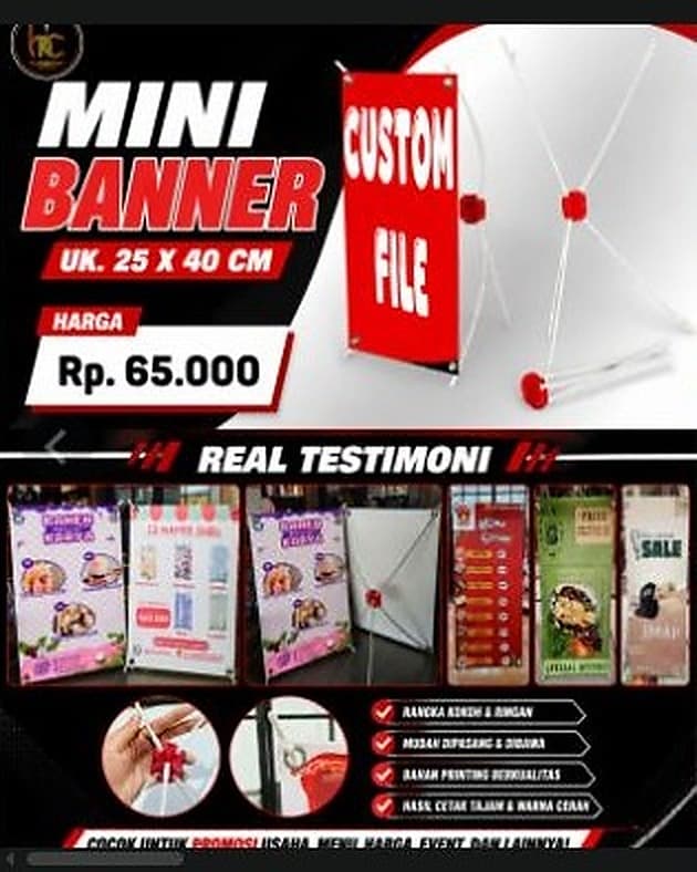 Mini X Banner — foto 1 dari 6