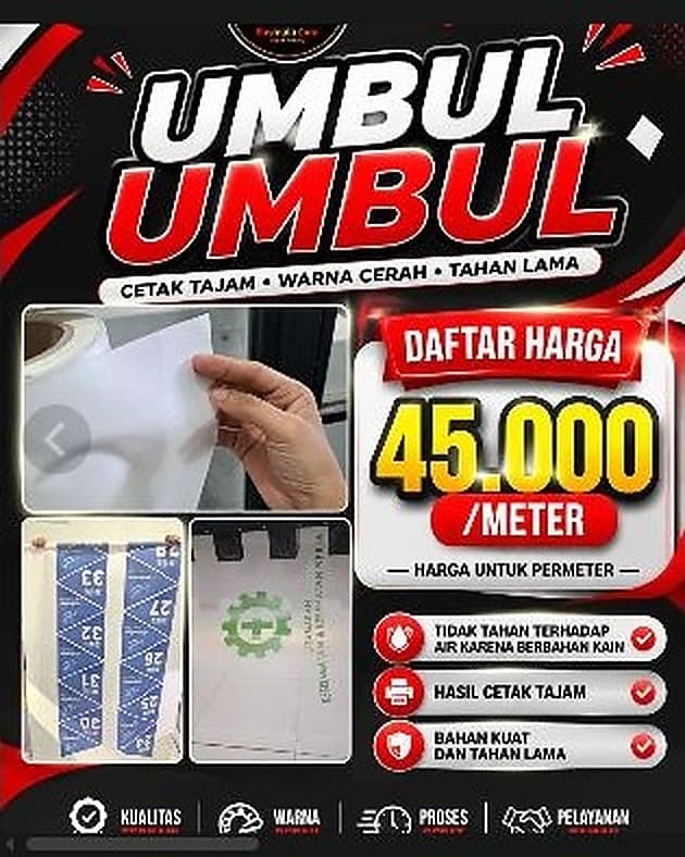 Spanduk umbul umbul — foto 1 dari 4